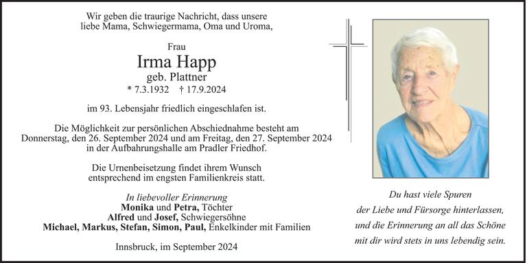 Irma Happ Bild