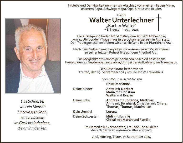 Walter Unterlechner Bild