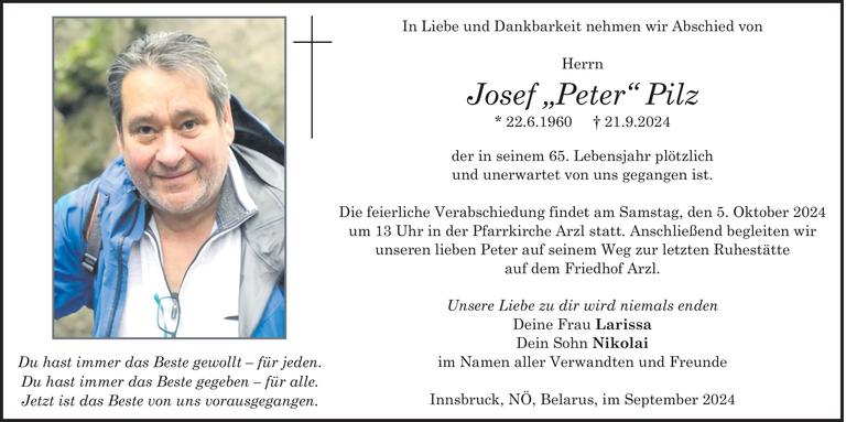 Josef Peter Pilz Bild