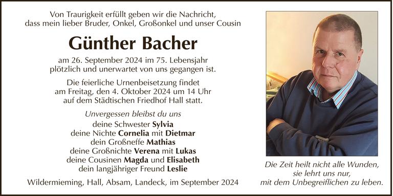 Günther Bacher Bild