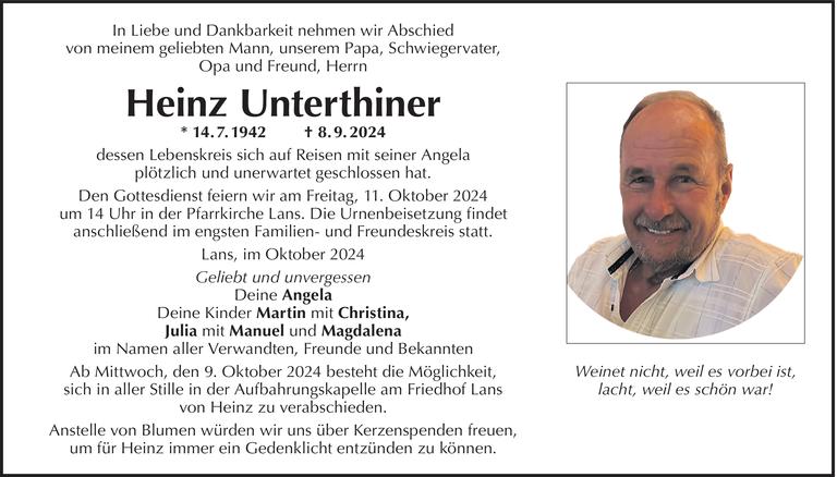 Heinz Unterthiner Bild