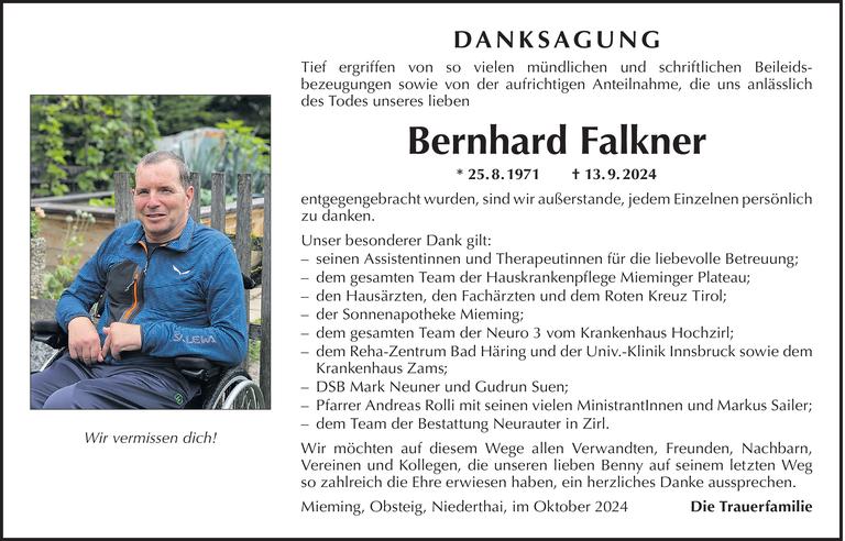 Bernhard  Falkner Bild