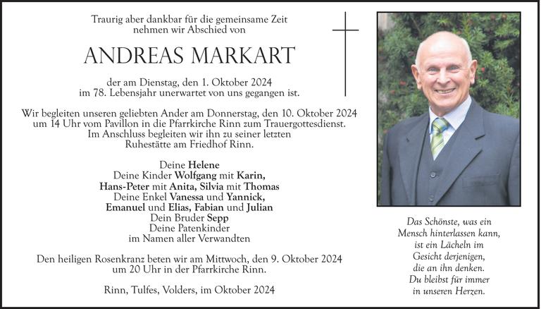 Andreas Markart Bild