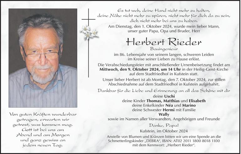 Herbert Rieder Bild