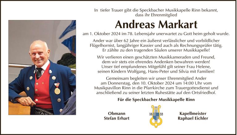 Andreas Markart  Bild