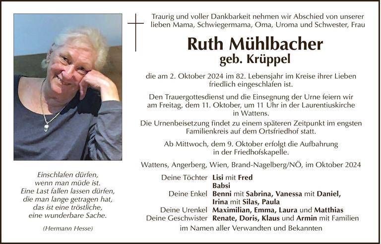 Ruth Mühlbacher Bild