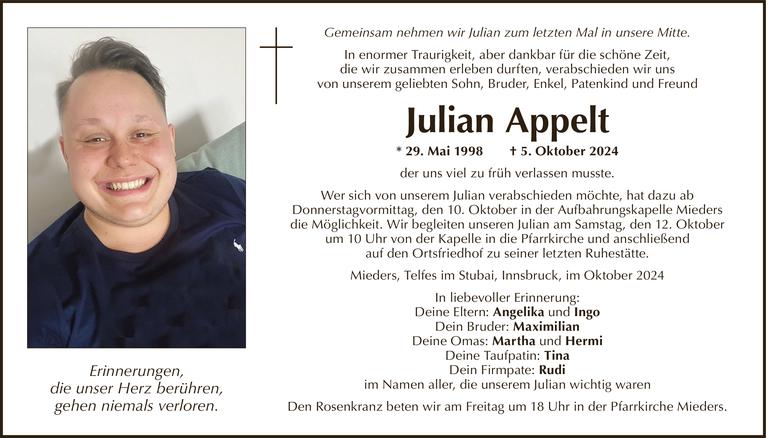 Julian Appelt  Bild