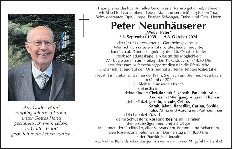 Peter Neunhäuserer Bild