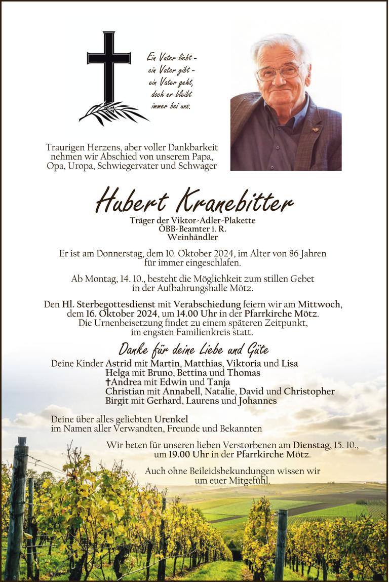Hubert Kranebitter Bild