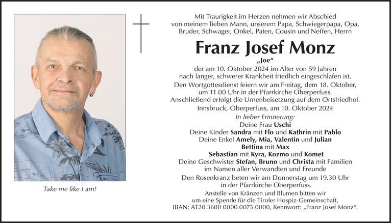 Franz Josef Monz Bild