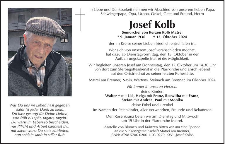 Josef Kolb Bild