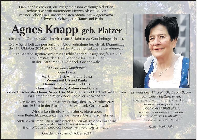 Agnes Knapp Bild