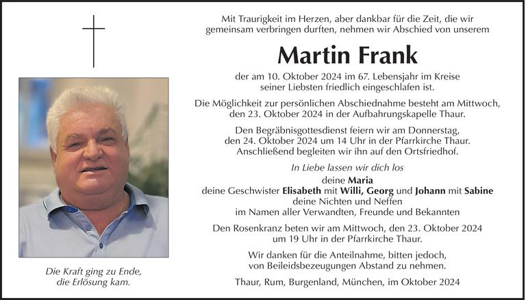 Martin Frank Bild