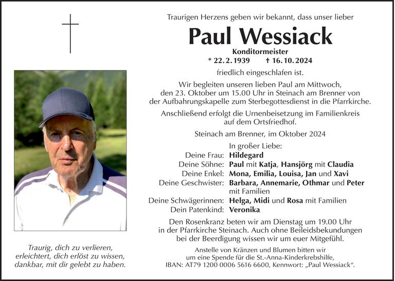 Paul Wessiack Bild