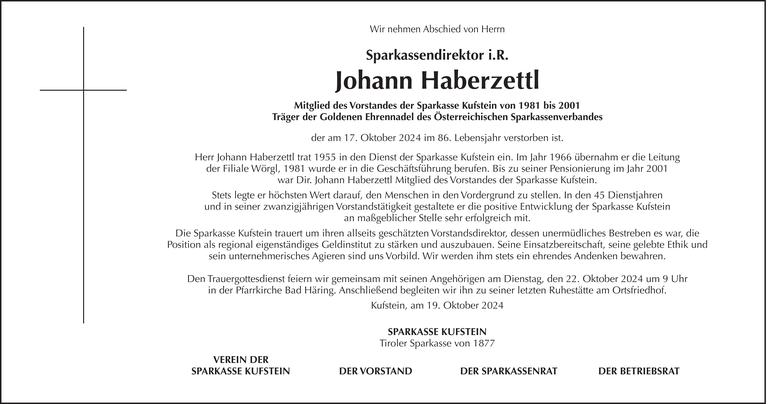 Johann Haberzettl Bild