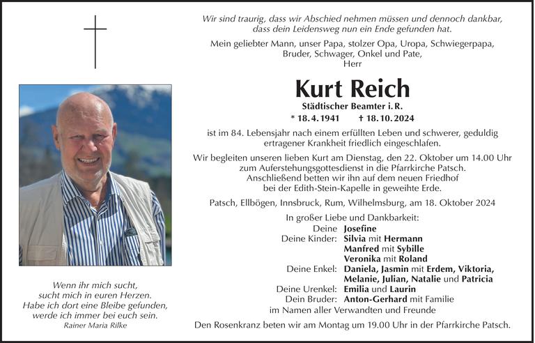 Kurt Reich Bild