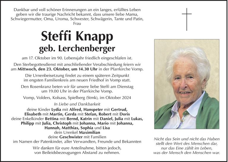 Steffi Knapp Bild