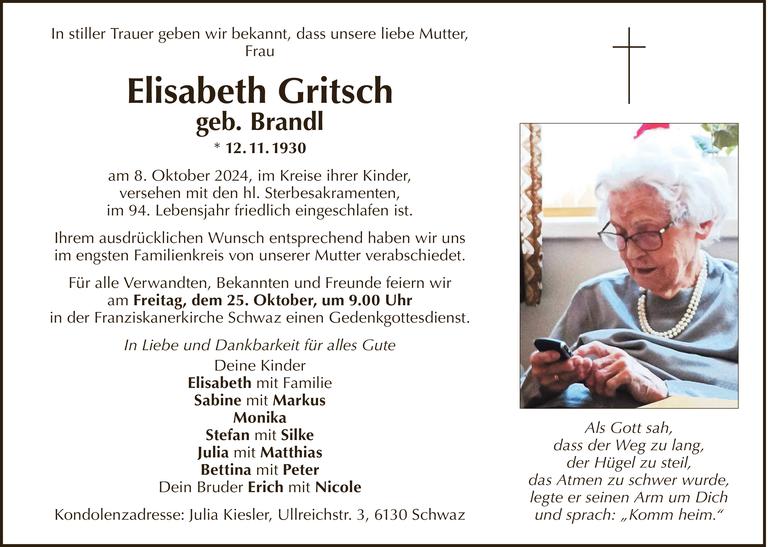 Elisabeth Gritsch Bild