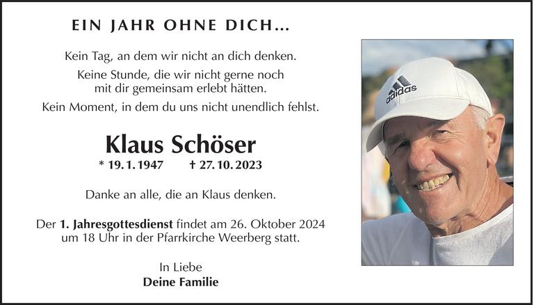 Klaus Schöser Bild