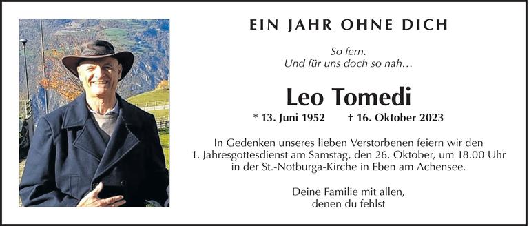 Leo Tomedi Bild