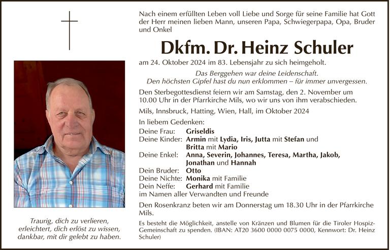 Heinz Schuler Bild