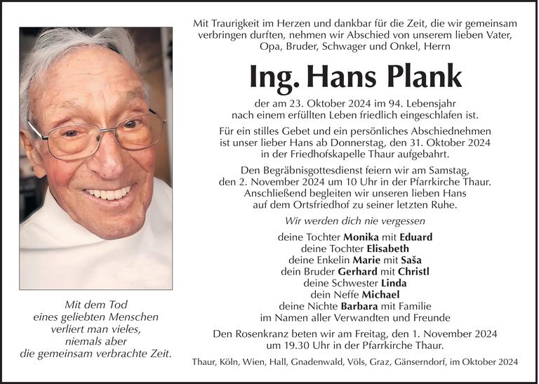 Hans Plank Bild