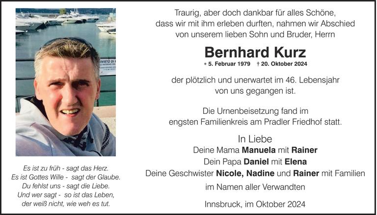 Bernhard Kurz Bild