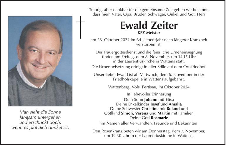 Ewald Zeiter  Bild