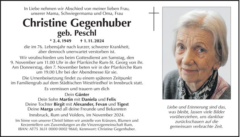 Christine Gegenhuber Bild