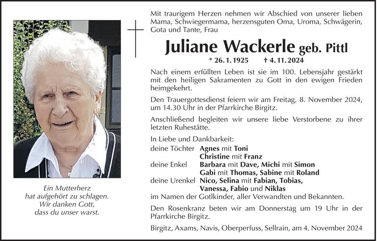 Juliane Wackerle Bild