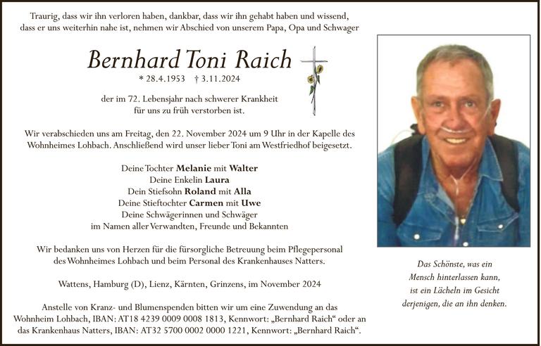 Bernhard Toni Raich Bild