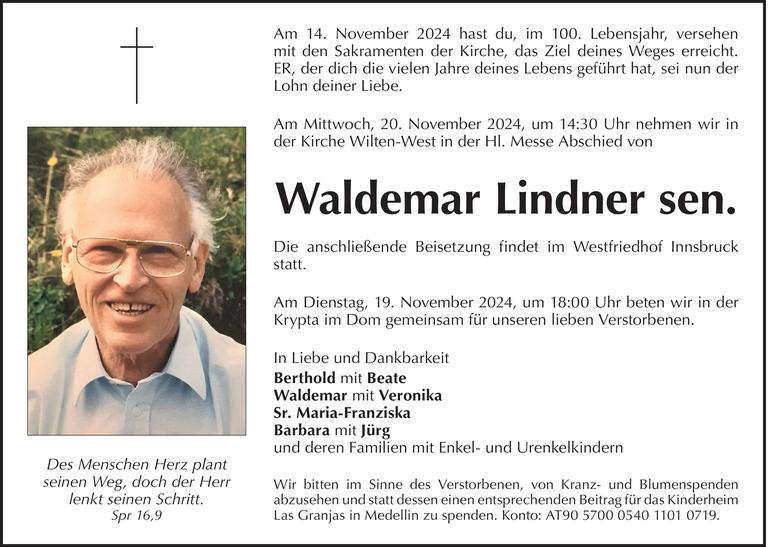 Waldemar  Lindner sen. Bild