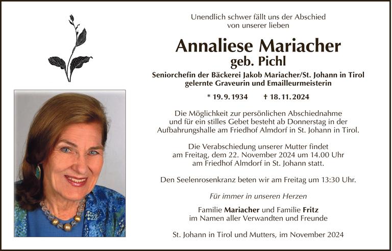 Annaliese Mariacher