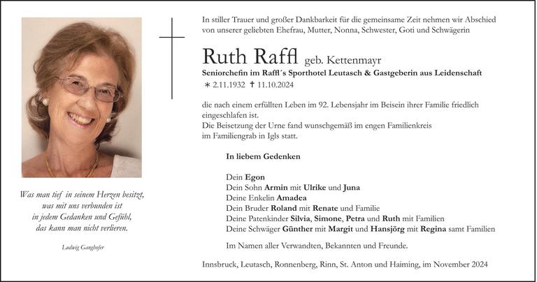 Ruth Raffl Bild
