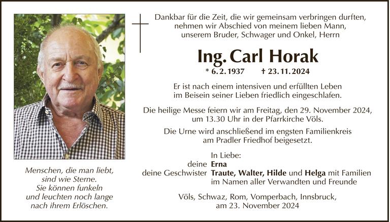 Carl Horak Bild
