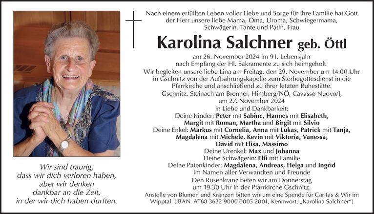 Karolina Salchner Bild