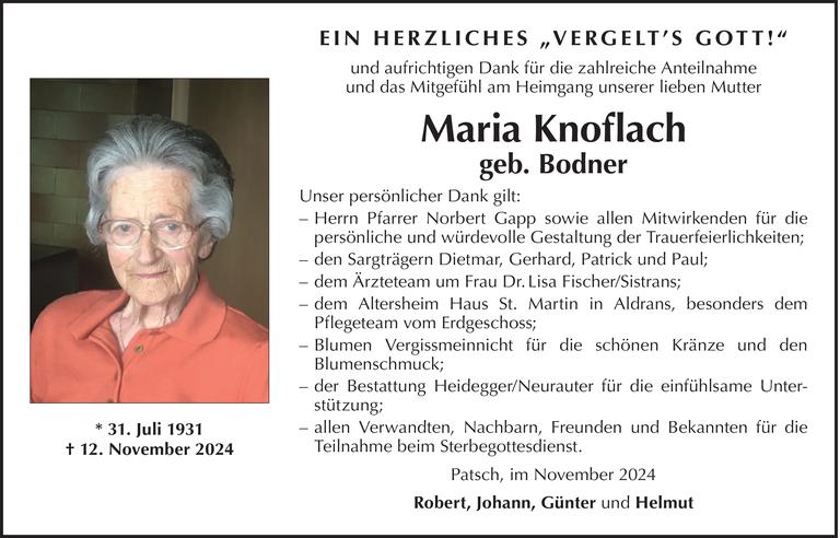 Maria Knoflach Bild