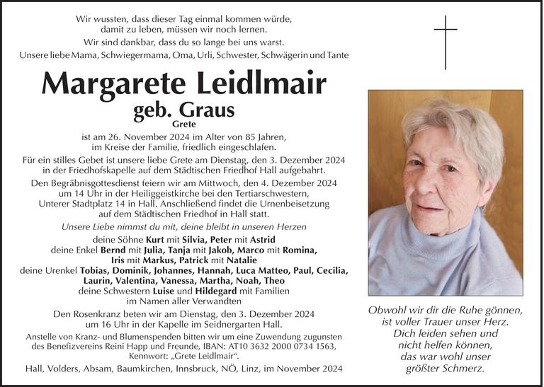 Margarete Leidlmair Bild