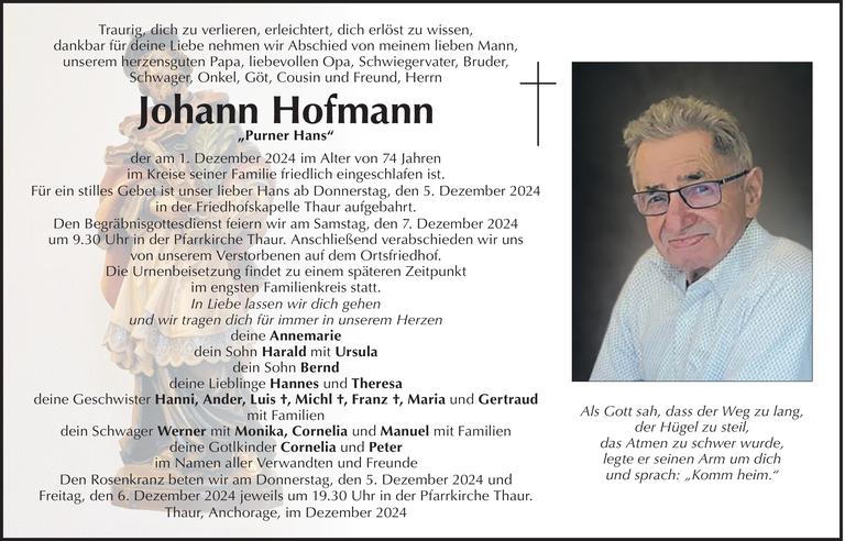 Johann Hofmann Bild