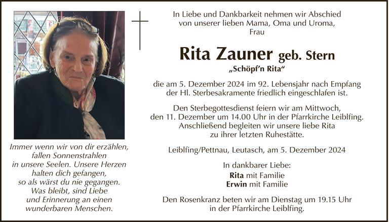 Rita Zauner Bild