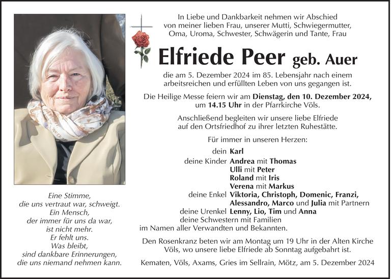 Elfriede  Peer Bild