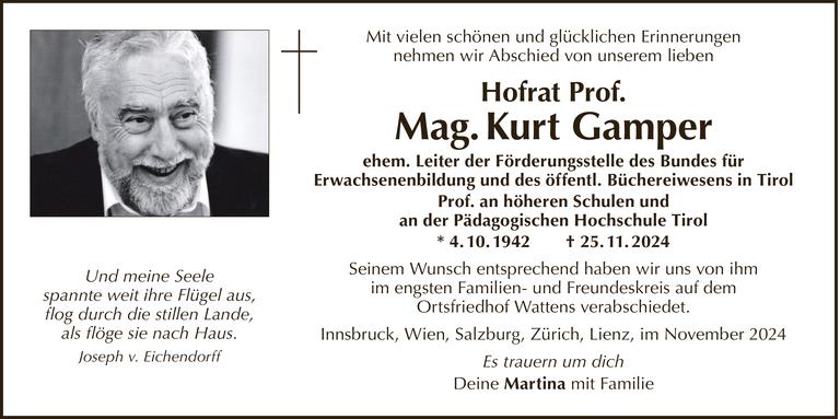 Kurt Gamper Bild