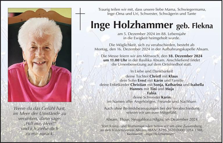 Inge Holzhammer Bild