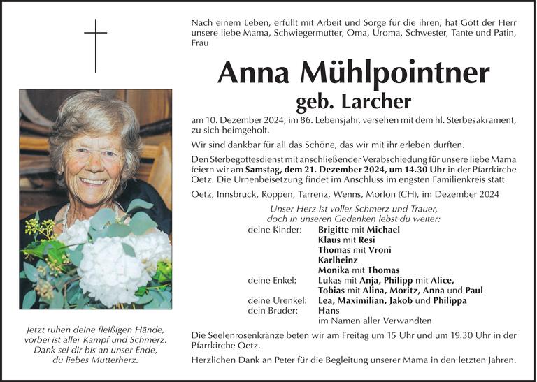 Anna  Mühlpointner Bild