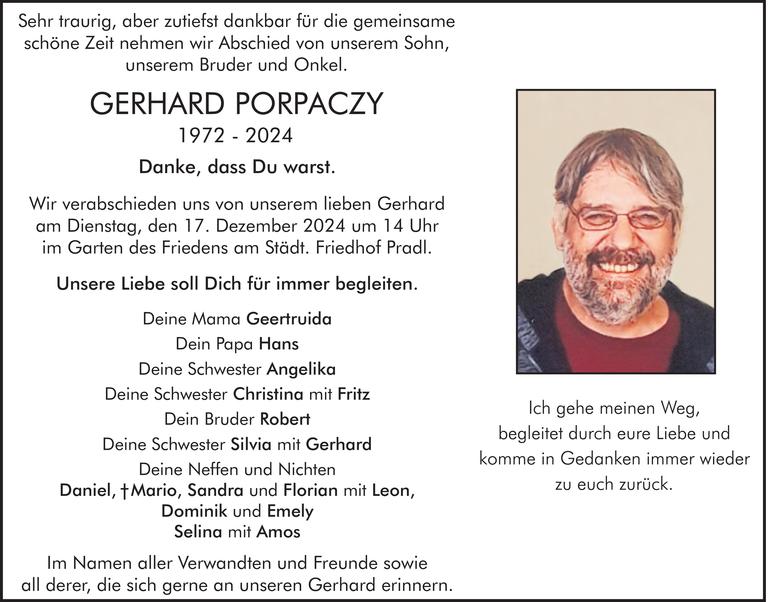 Gerhard  Porpaczy Bild