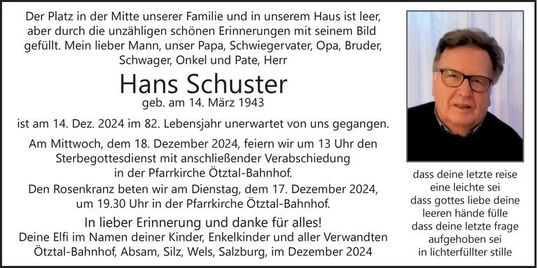 Hans Schuster Bild