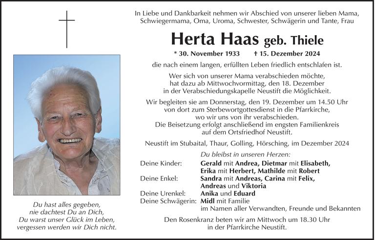 Herta Haas Bild