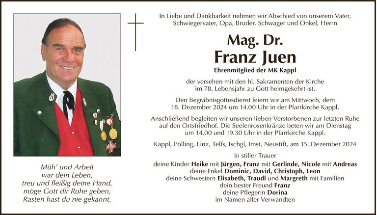 Franz Juen Bild