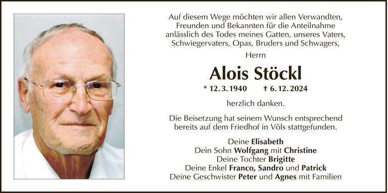 Alois Stöckl Bild