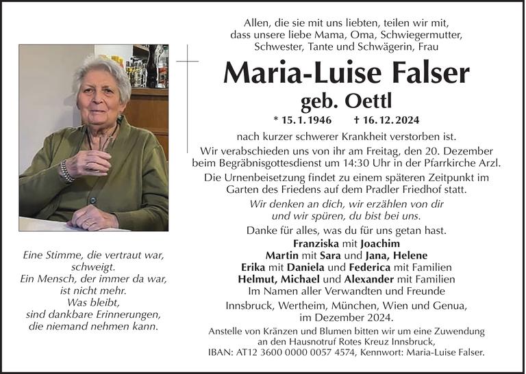 Maria-Luise Falser Bild